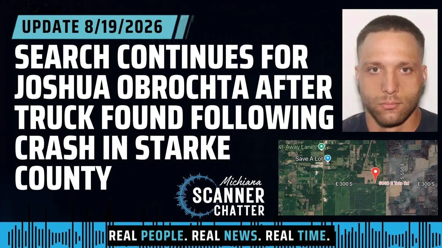 Search Continues for Joshua Obrochta After Truck Found Following Crash in Starke County