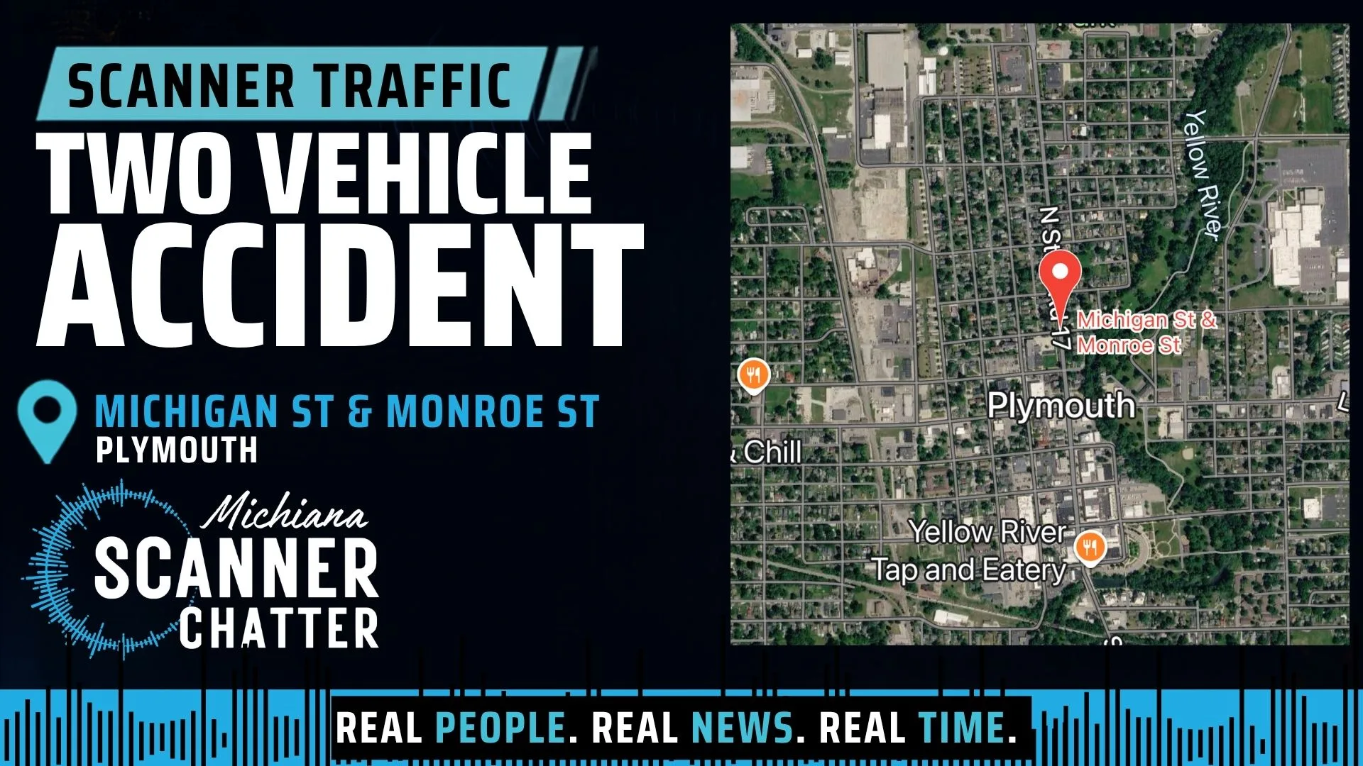 Location map for Two Vehicle Accident
