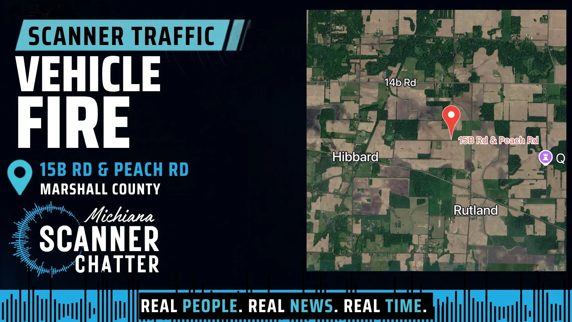 Location map for Vehicle Fire