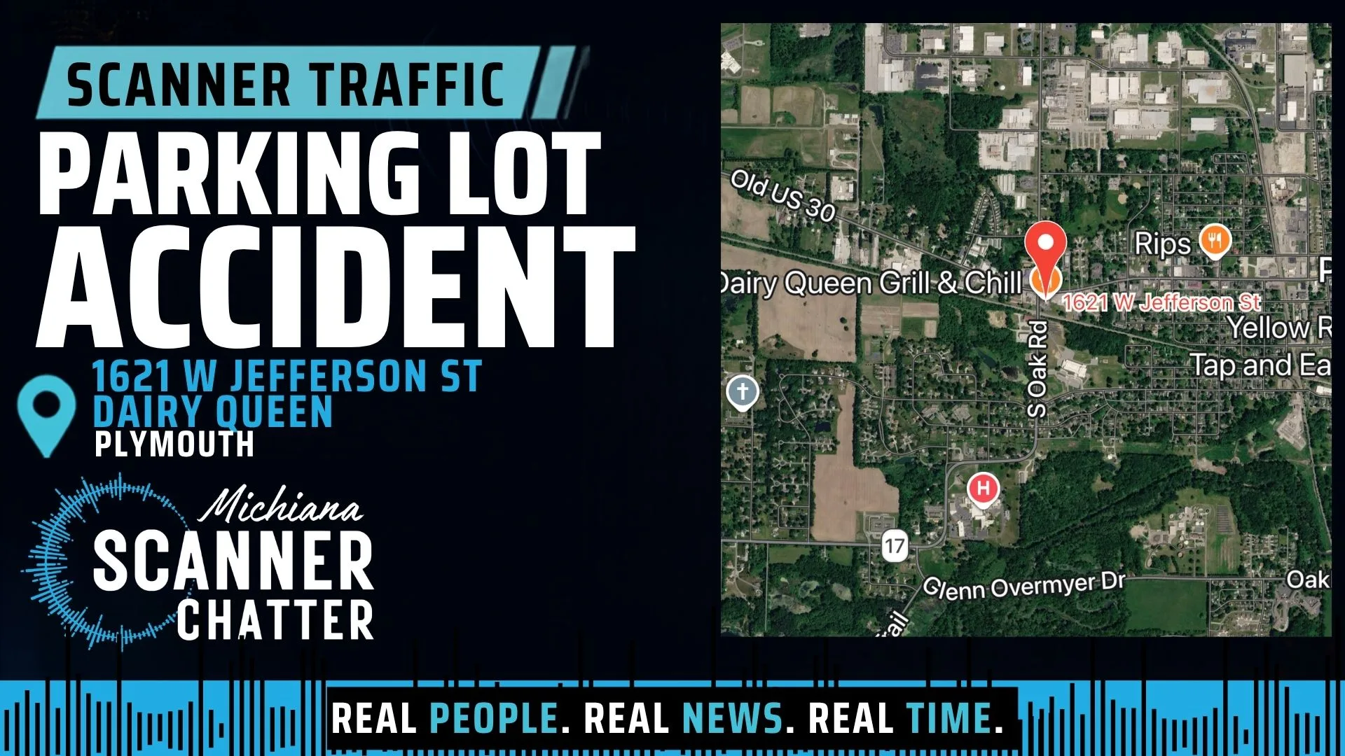 Location map for Parking Lot Accident