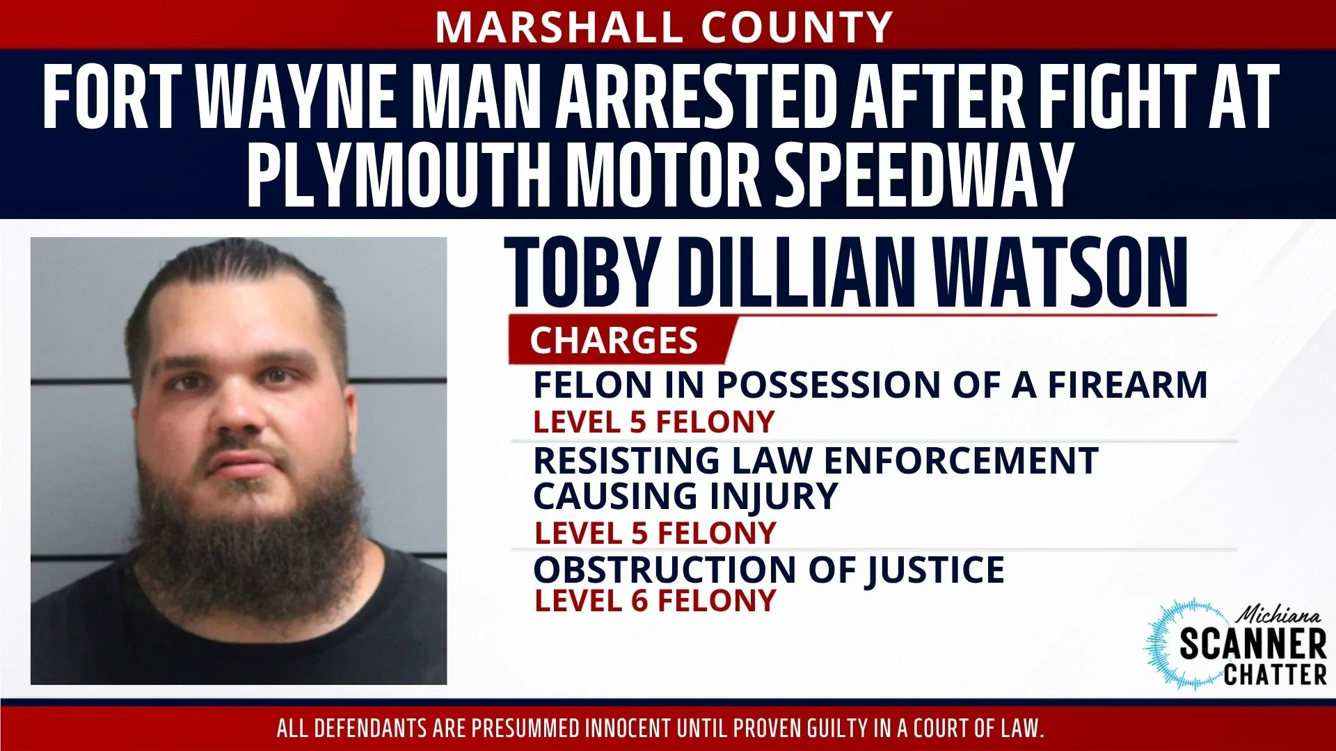 Fort Wayne Man Arrested After Fight at Plymouth Motor Speedway