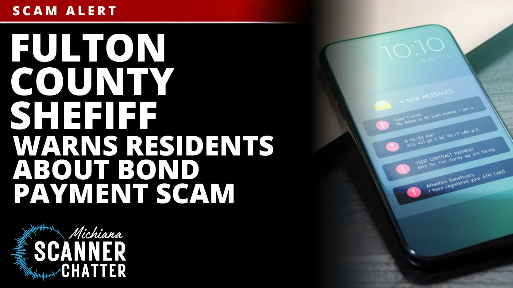 Fulton County Sheriff’s Office Warns Residents About Bond Payment Scam
