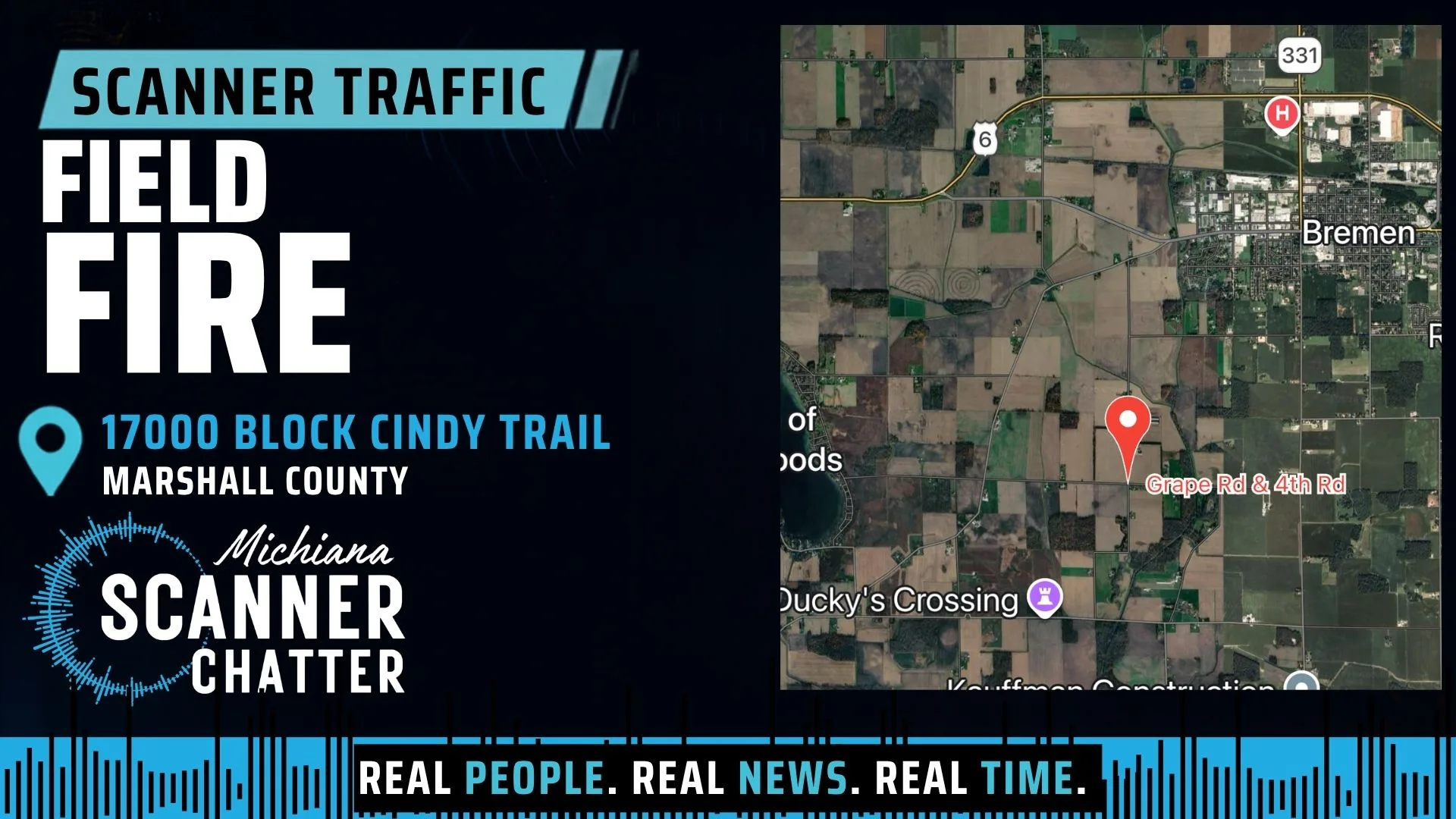 Incident location map